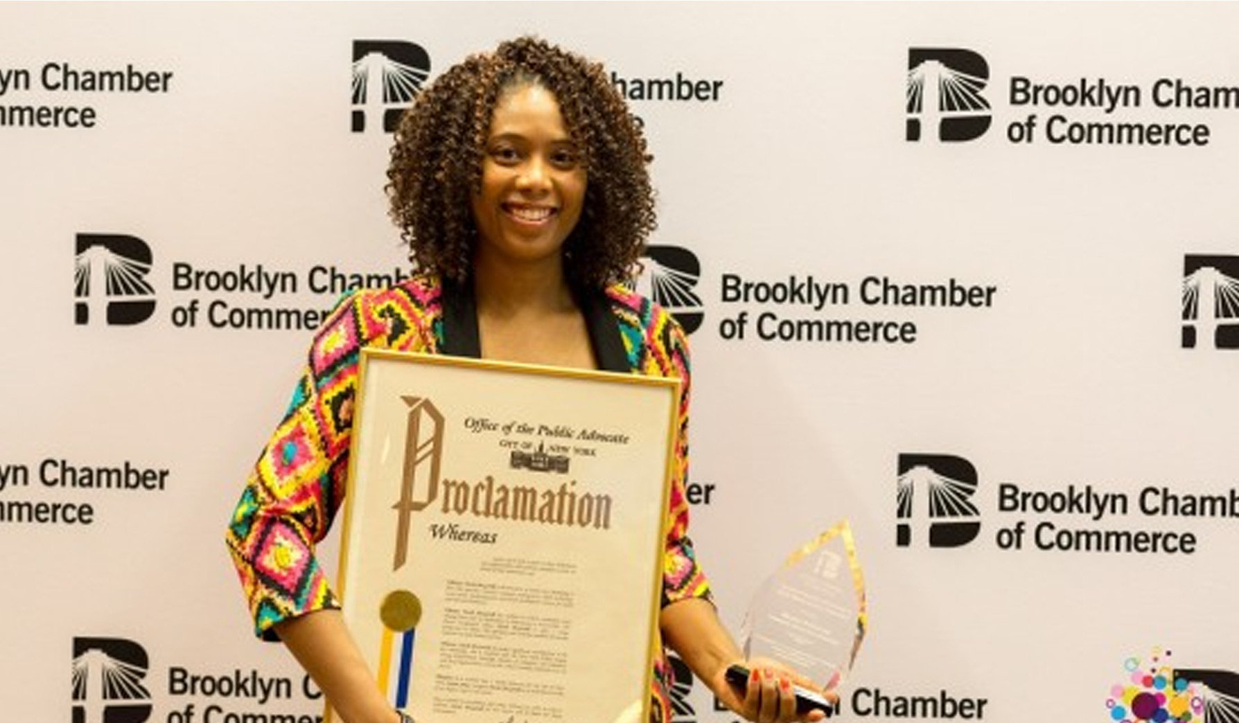 Strolling Down Memory Lane: Honored by the Brooklyn Chamber of Commerce